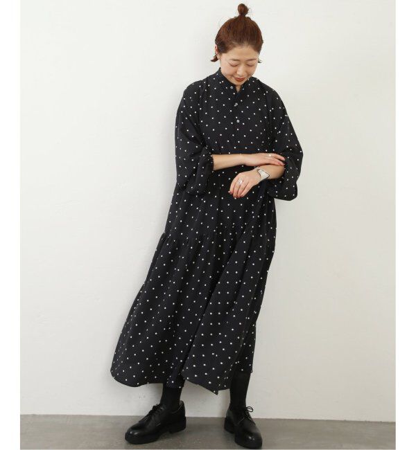 journal standard luxe「《追加》ドット ティアードワンピース」|ワンピース|