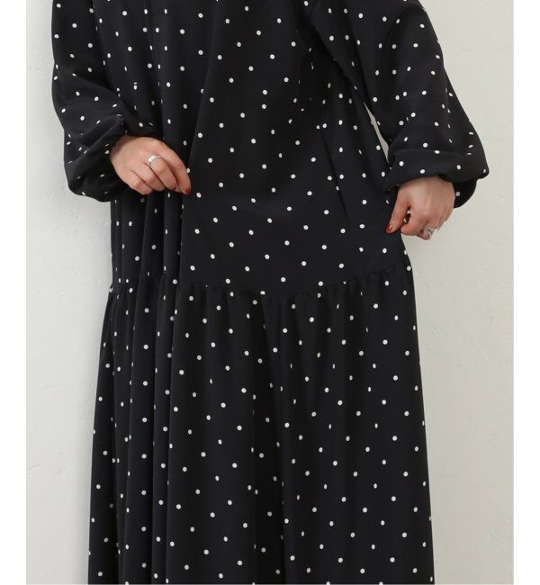 journal standard luxe「《追加》ドット ティアードワンピース」|ワンピース|