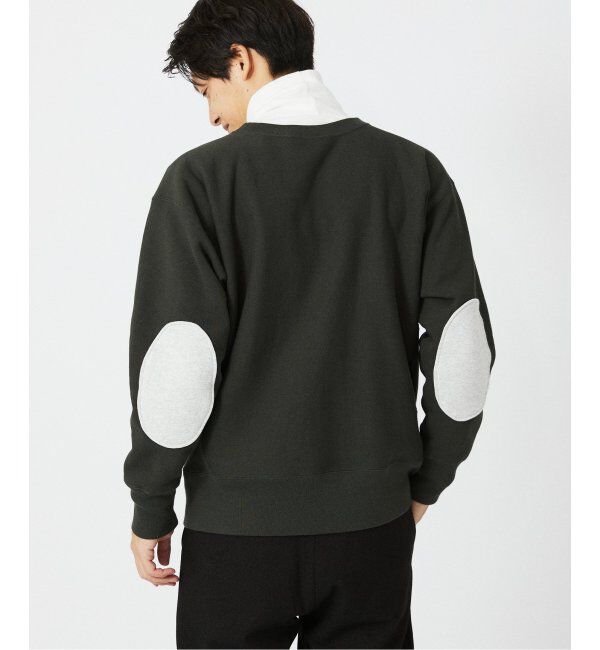 JOURNAL STANDARD relume「CHAMPION / チャンピオン 別注 R/W エルボーパッチ クルーネックスウェット」|スウェット・ジャージ|