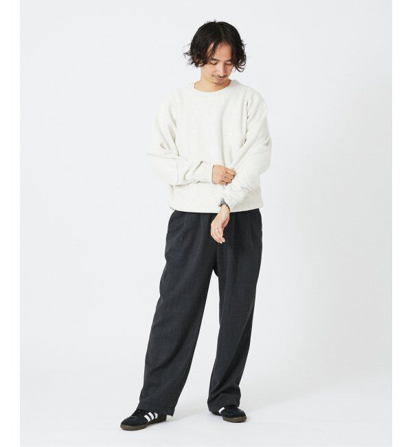 JOURNAL STANDARD relume「CHAMPION / チャンピオン 別注 R/W エルボーパッチ クルーネックスウェット」|スウェット・ジャージ|