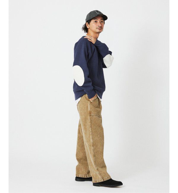 JOURNAL STANDARD relume「CHAMPION / チャンピオン 別注 R/W エルボーパッチ クルーネックスウェット」|スウェット・ジャージ|