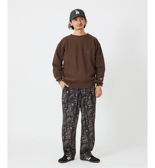 JOURNAL STANDARD relume「CHAMPION / チャンピオン 別注 R/W エルボーパッチ クルーネックスウェット」|スウェット・ジャージ|