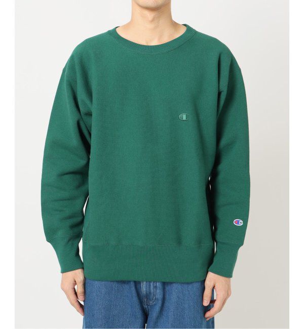 JOURNAL STANDARD relume「CHAMPION / チャンピオン 別注 R/W エルボーパッチ クルーネックスウェット」|スウェット・ジャージ|