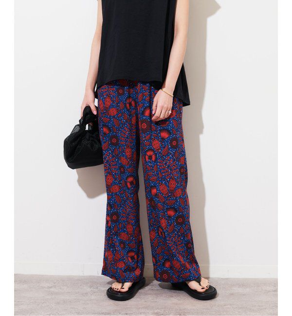 JOURNAL STANDARD relume「《WEB限定追加2》アフリカンフラワープリントパンツ」|その他|レッド