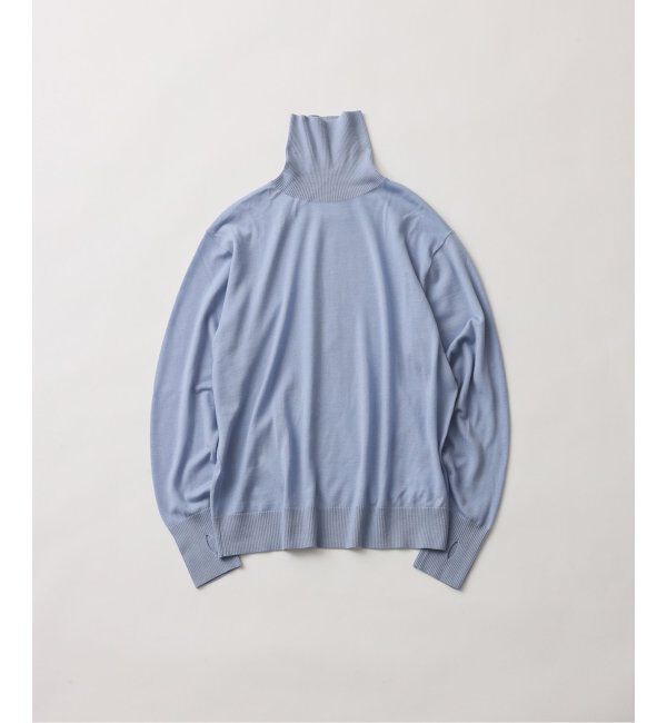 JOURNAL STANDARD「【FOLL/フォル】washable wool turtleneck sweater」|ニット・セーター|ブルー