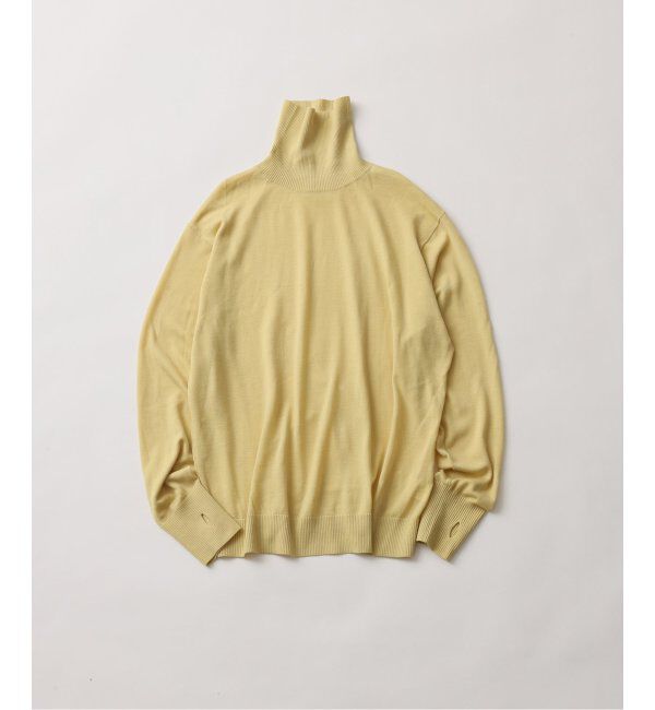 JOURNAL STANDARD「【FOLL/フォル】washable wool turtleneck sweater」|ニット・セーター|イエロー