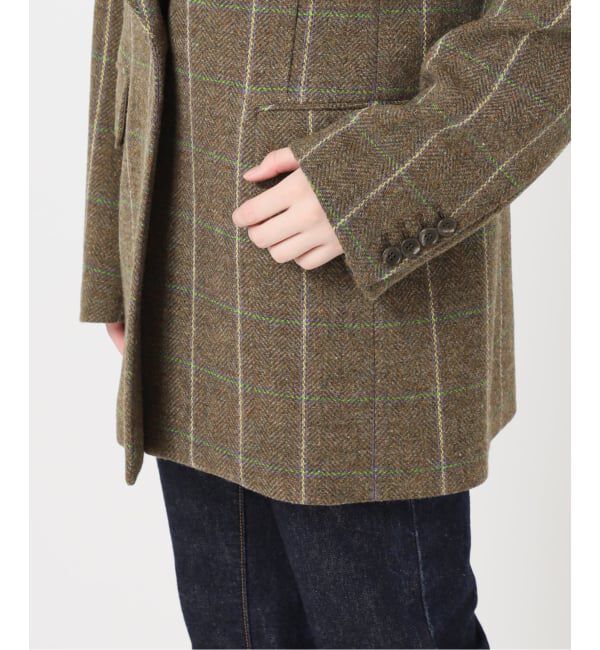 journal standard L'essage「【金子綾さん着用】BRITISH WOOLチェックジャケット」|テーラードジャケット|