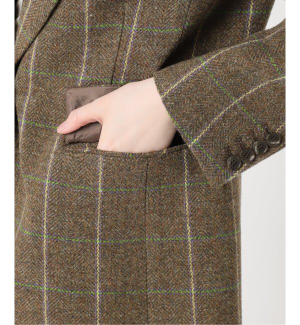 journal standard L'essage「【金子綾さん着用】BRITISH WOOLチェックジャケット」|テーラードジャケット|