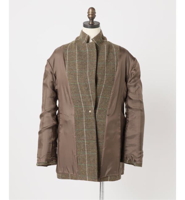 journal standard L'essage「【金子綾さん着用】BRITISH WOOLチェックジャケット」|テーラードジャケット|