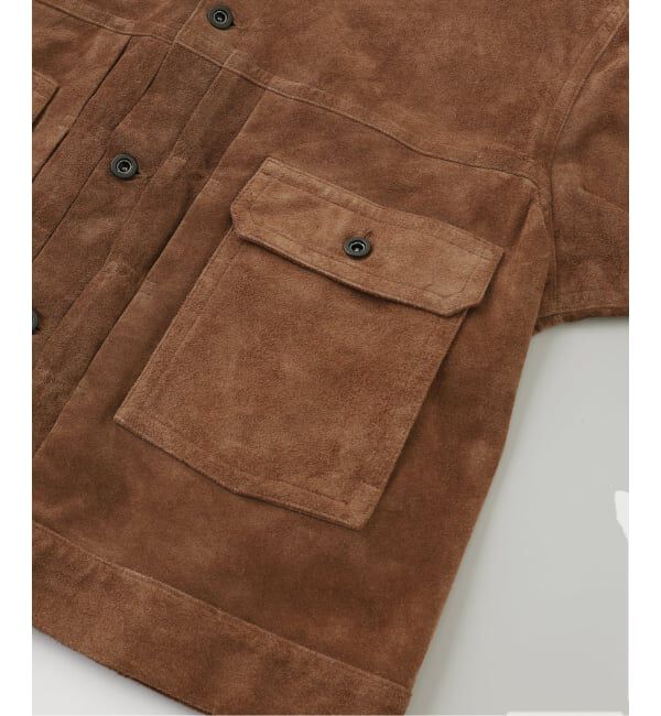 JOURNAL STANDARD「A LEATHER / エーレザー TRUCKER JACKET」|ライダースジャケット|