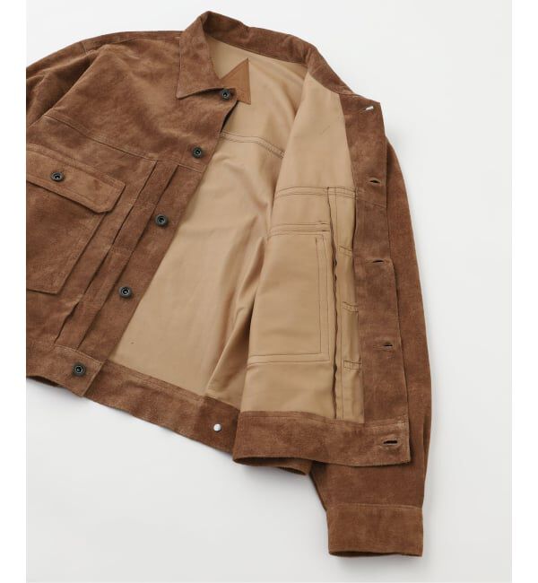 JOURNAL STANDARD「A LEATHER / エーレザー TRUCKER JACKET」|ライダースジャケット|