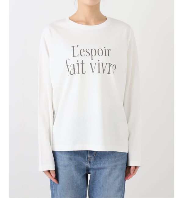 JOURNAL STANDARD relume「メッセージロゴロングスリーブTEE」|Tシャツ・カットソー|