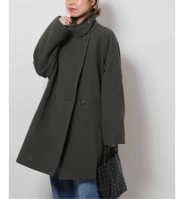 WEB限定追加2》尾州ウールモッサWブレストハーフコート（JOURNAL