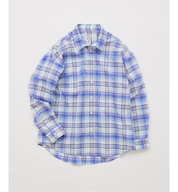 JOURNAL STANDARD「《予約》THOMAS MASON / トーマスメイソン ファット レギュラー シャツ」|シャツ・ブラウス|ブルー