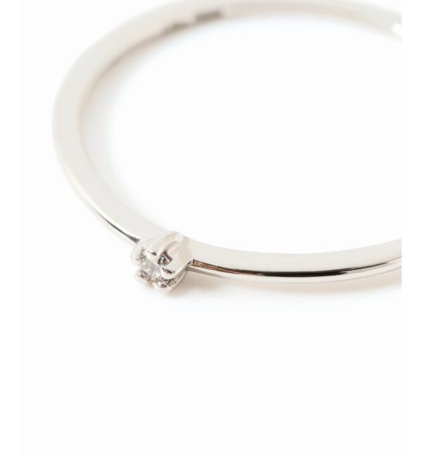 Lilas by Spick&Span「1ピースダイヤスリムリング PT950」|リング|