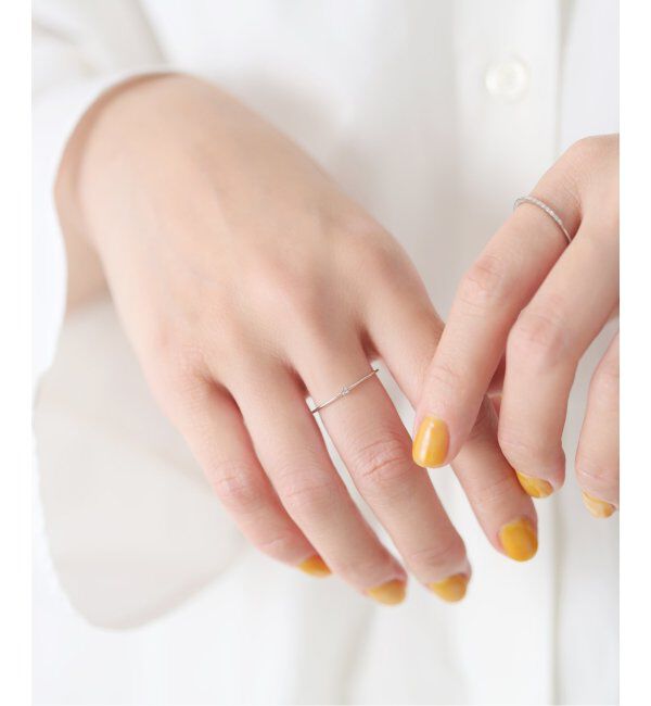 Lilas by Spick&Span「1ピースダイヤスリムリング PT950」|リング|