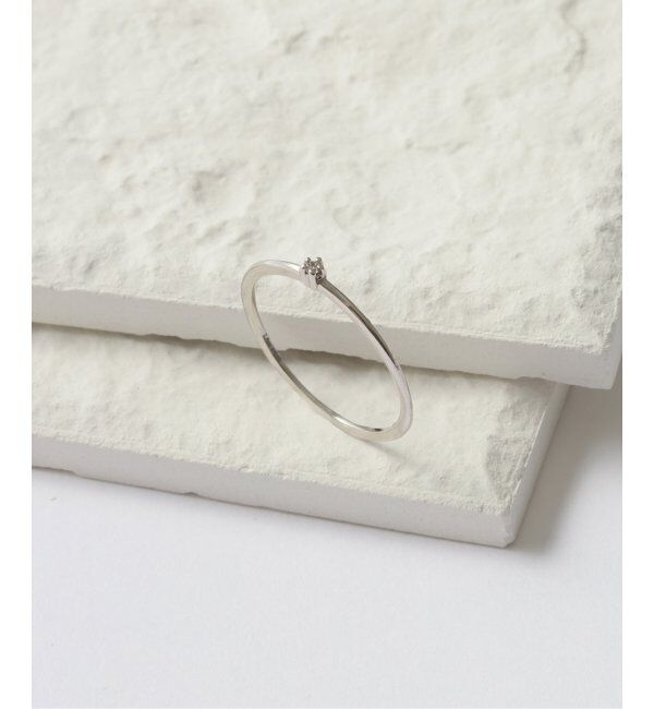 Lilas by Spick&Span「1ピースダイヤスリムリング PT950」|リング|