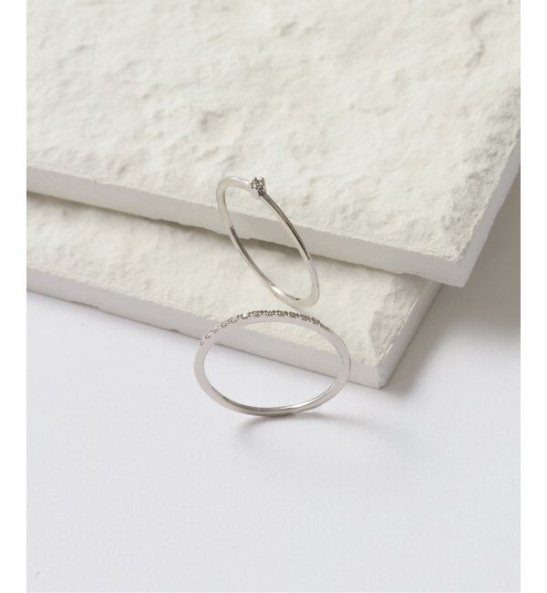 Lilas by Spick&Span「1ピースダイヤスリムリング PT950」|リング|