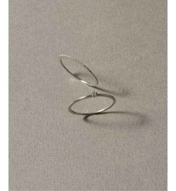 Lilas by Spick&Span「1ピースダイヤスリムリング PT950」|リング|