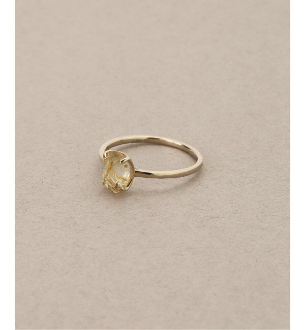 Lilas by Spick&Span「ルチルクォーツチェスカットリング K10」|リング|