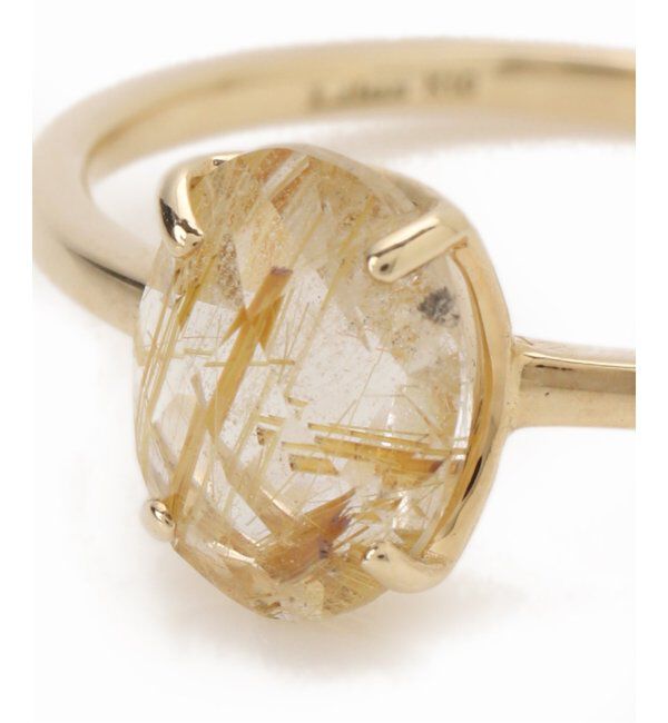 Lilas by Spick&Span「ルチルクォーツチェスカットリング K10」|リング|