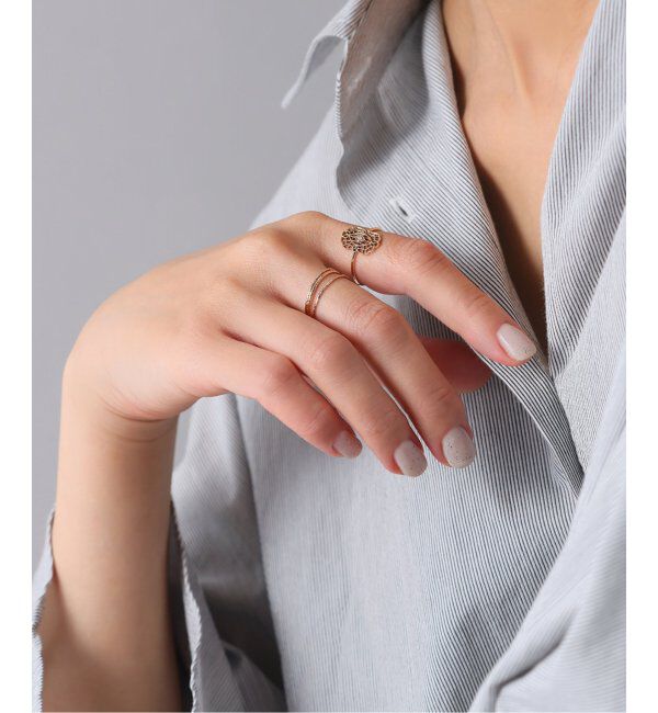 Lilas by Spick&Span「クラシックレースリング K10」|リング|