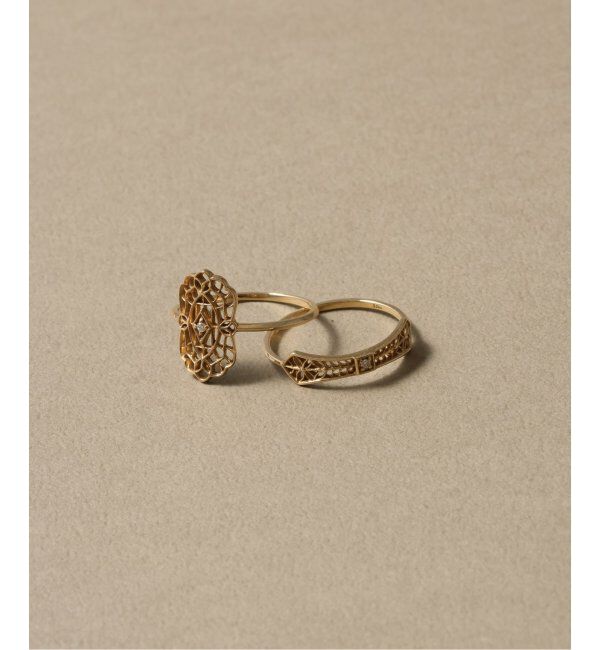 Lilas by Spick&Span「クラシックレースリング K10」|リング|