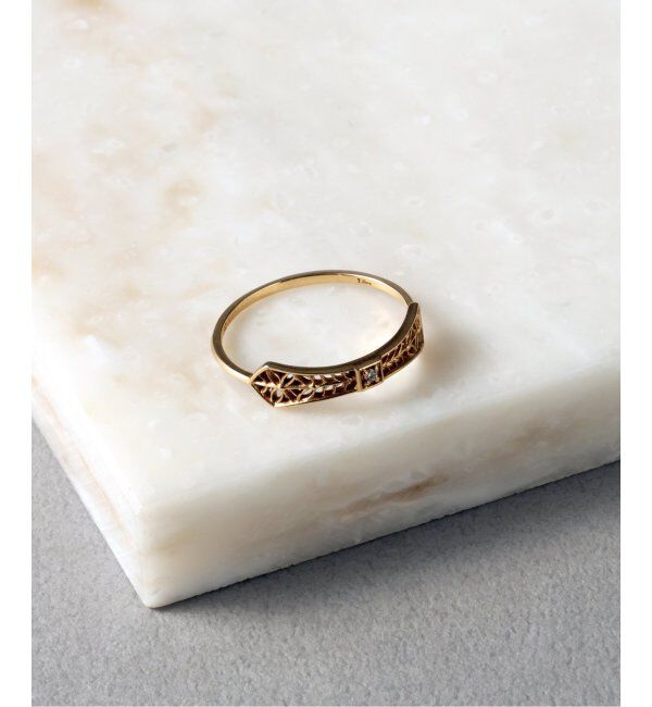 Lilas by Spick&Span「クラシックレースラインリング K10」|リング|