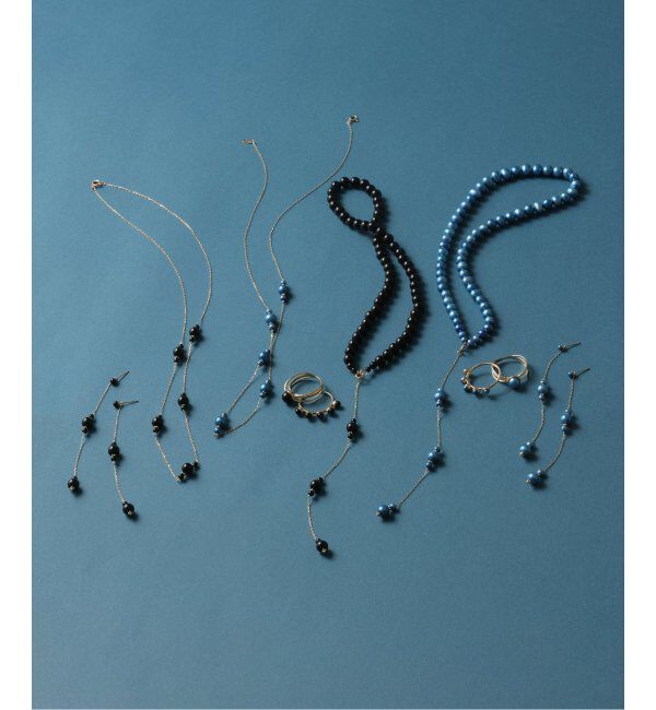 Lilas by Spick&Span「オニキス6mm4連ワイドリング K10」|リング|