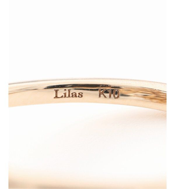 Lilas by Spick&Span「ミックスモチーフオーバルリング K10」|リング|