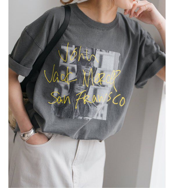 Spick and Span「《WEB限定追加》J.J.Mercer / ジェイジェイマーサー Photo Tsh」|Tシャツ・カットソー|