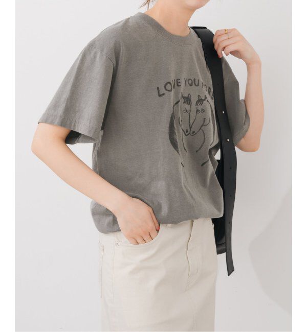 Spick and Span「《追加》AUTHEN / オーセン * Shiomi Wada Love T-SHIRT」|Tシャツ・カットソー|