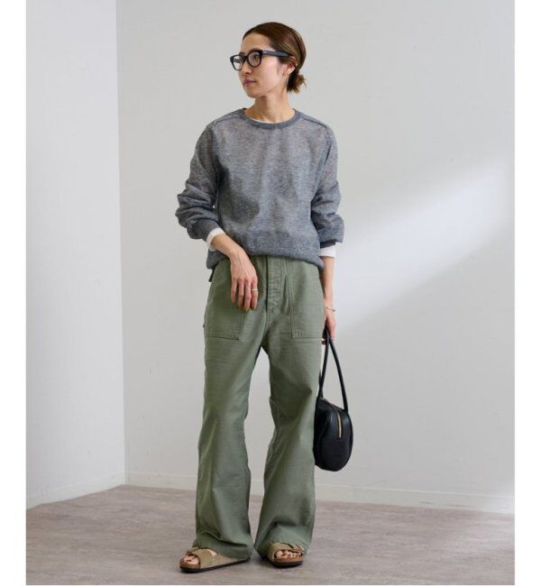 FRAMeWORK「≪追加≫バックサテンベイカーパンツ2」|カーゴ|