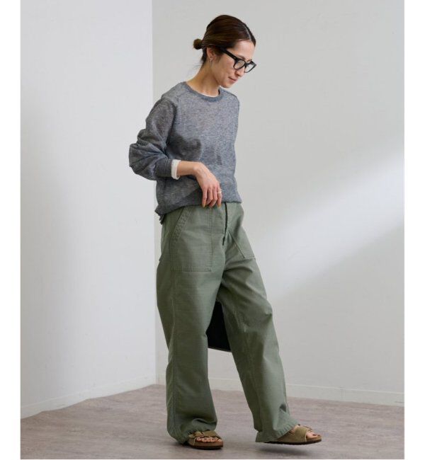 FRAMeWORK「≪追加≫バックサテンベイカーパンツ2」|カーゴ|