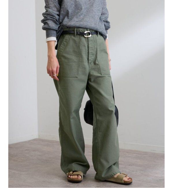 FRAMeWORK「≪追加≫バックサテンベイカーパンツ2」|カーゴ|