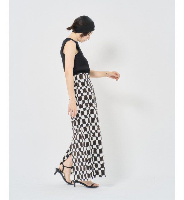 HARDY NOIR「《追加》チェッカープリントタイトスカート」|スカート|