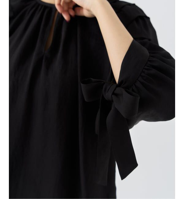 HARDY NOIR「ジョーゼットショルダーフリルブラウス」|シャツ・ブラウス|