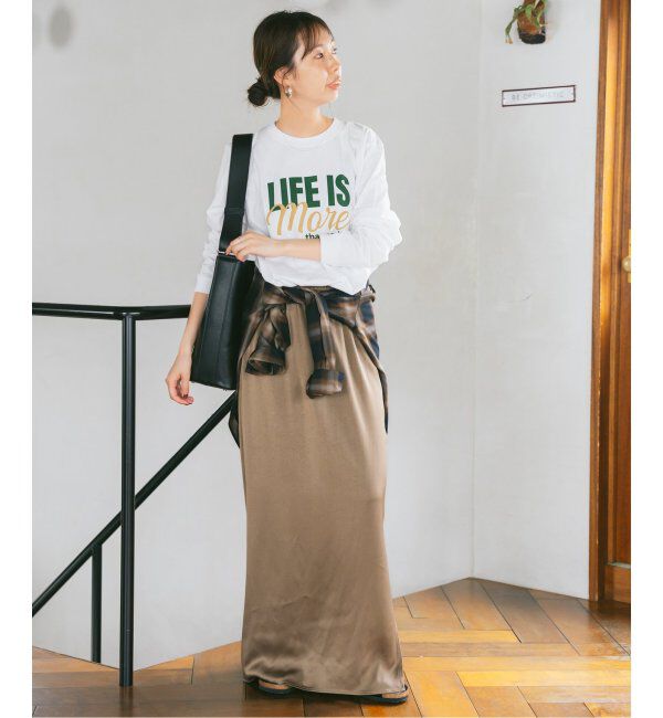 Spick and Span「GOOD ROCK SPEED / グッドロックスピード 別注lettered L/S Tシャツ」|Tシャツ・カットソー|