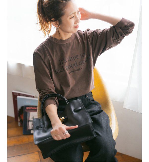 Spick and Span「GOOD ROCK SPEED / グッドロックスピード 別注lettered L/S Tシャツ」|Tシャツ・カットソー|