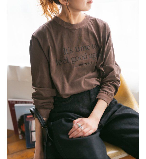 Spick and Span「GOOD ROCK SPEED / グッドロックスピード 別注lettered L/S Tシャツ」|Tシャツ・カットソー|