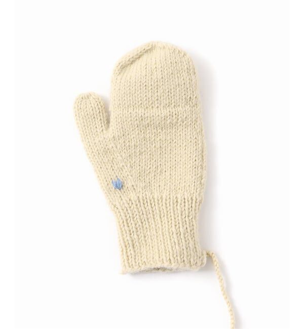 U by SPICK&SPAN「NEPAL HAND KNIT/ネパールハンドニット 別注ミトン」|手袋|