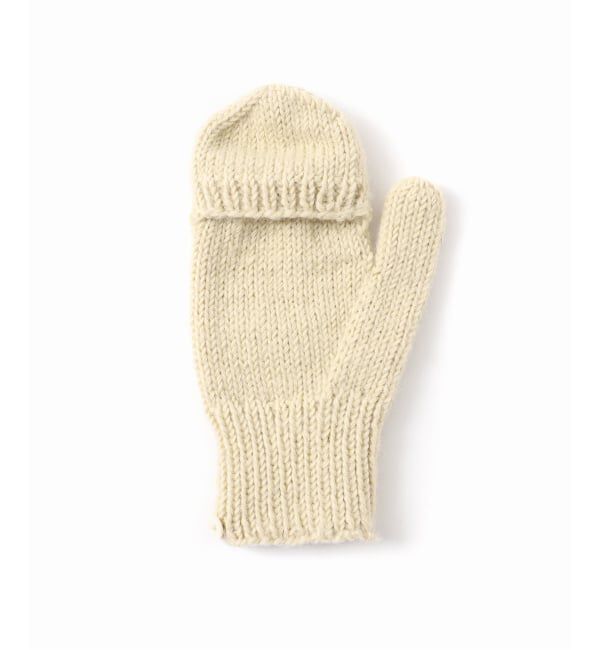 U by SPICK&SPAN「NEPAL HAND KNIT/ネパールハンドニット 別注ミトン」|手袋|
