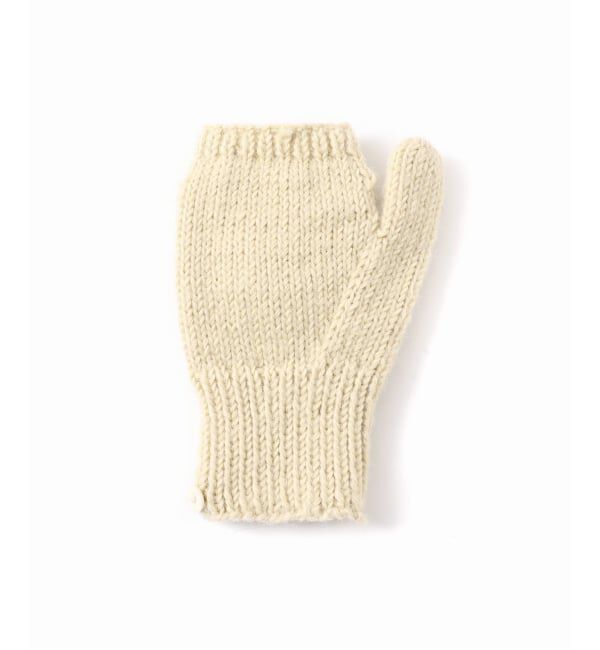 U by SPICK&SPAN「NEPAL HAND KNIT/ネパールハンドニット 別注ミトン」|手袋|