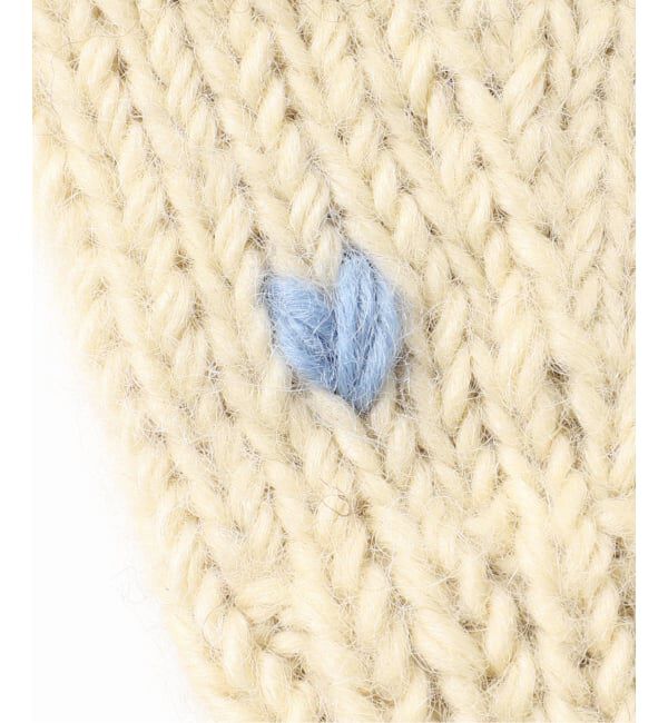 U by SPICK&SPAN「NEPAL HAND KNIT/ネパールハンドニット 別注ミトン」|手袋|