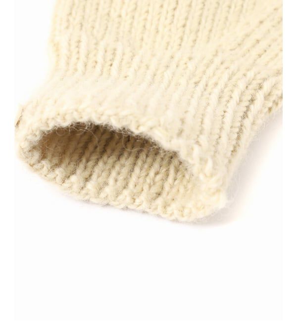 U by SPICK&SPAN「NEPAL HAND KNIT/ネパールハンドニット 別注ミトン」|手袋|