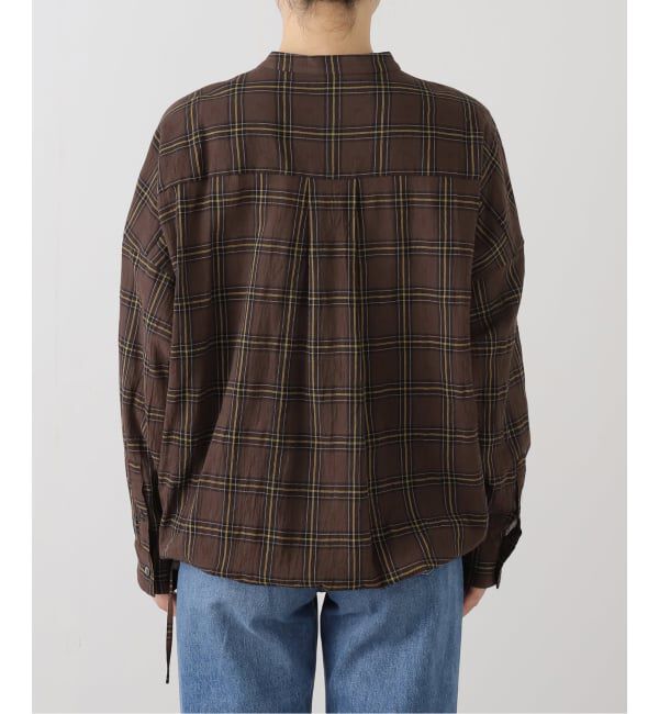 FRAMeWORK「シアーチェックドロストシャツ」|シャツ・ブラウス|