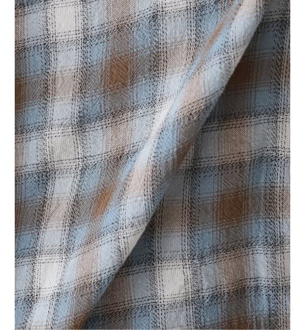 FRAMeWORK「シアーチェックドロストシャツ」|シャツ・ブラウス|