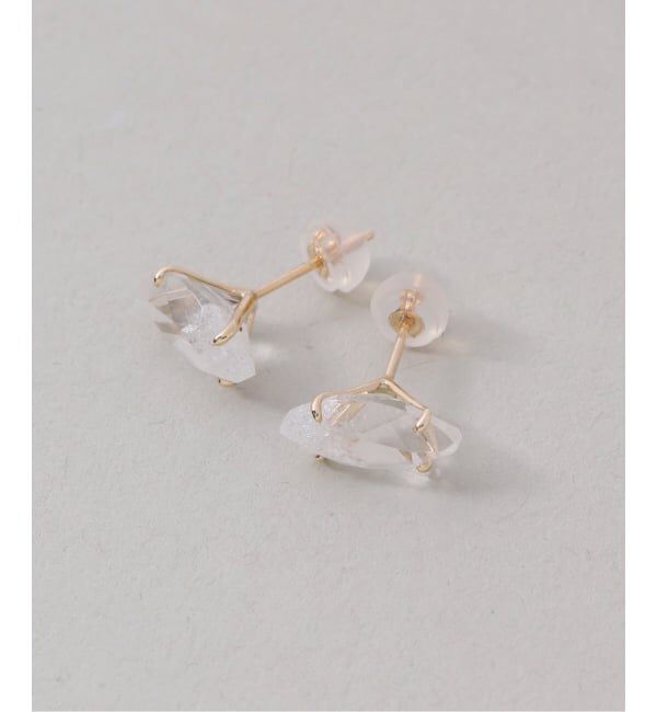 Lilas by Spick&Span「クラッシュクォーツピアス K10（両耳）」|ピアス|