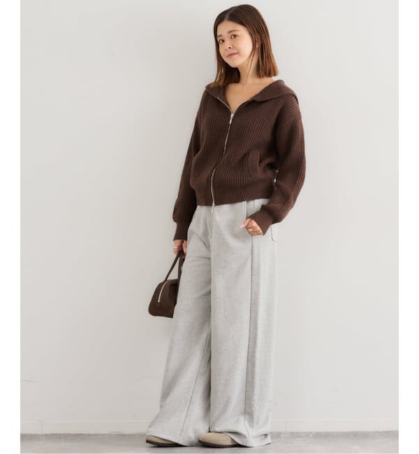 U by SPICK&SPAN「フロントジップスウェットパンツ」|その他|