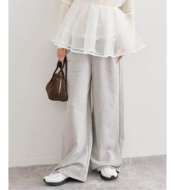 U by SPICK&SPAN「フロントジップスウェットパンツ」|その他|